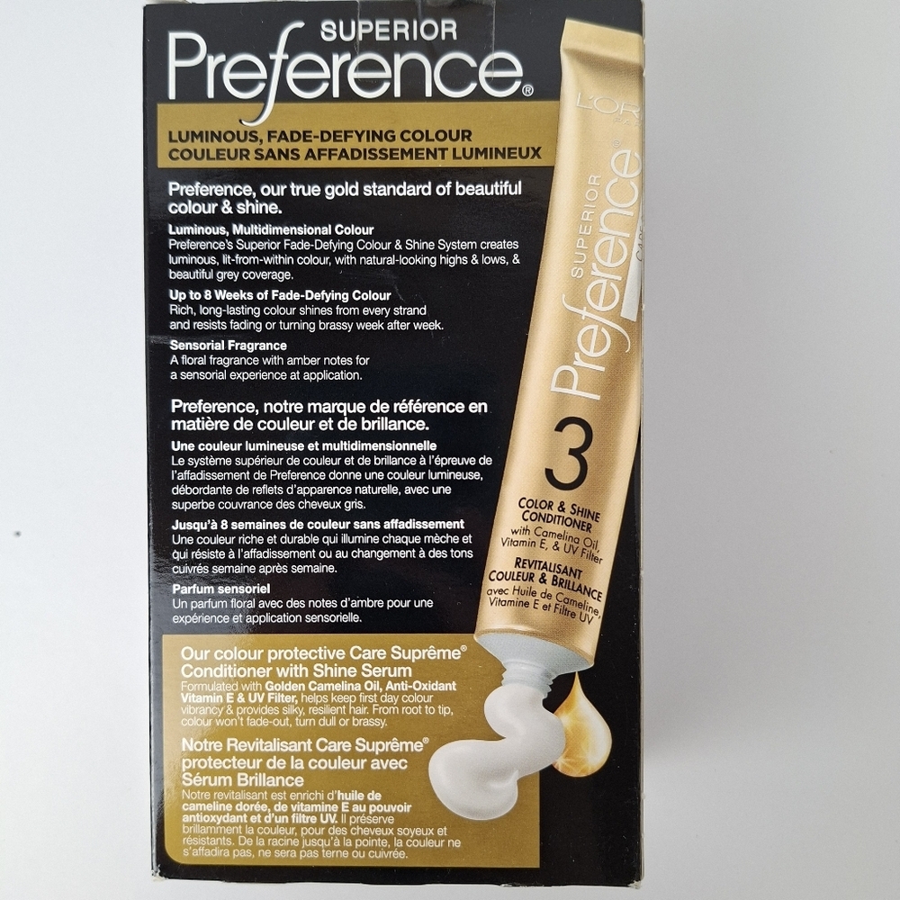 2x L'Oréal Hair Colour Superior Preference NF02 Noir Fatal Deepest Indigo - Picture 5 of 5